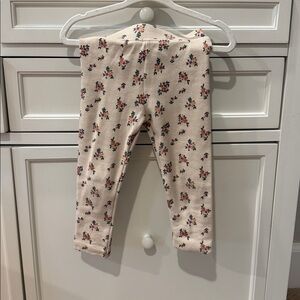 Zara Cream Floral Leggings BNWT